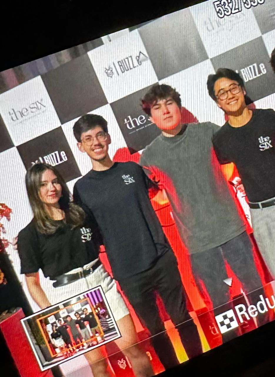 The Six Club team at a partnership event